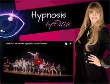 Tablet Screenshot of hypnosisbypattie.com